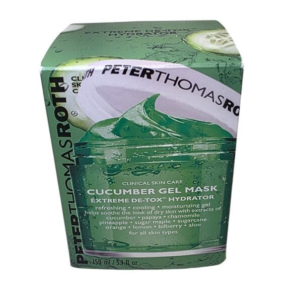 Peter Thomas Roth Other - NEW Peter Thomas Roth Cucumber Gel Mask, Extreme De-Tox Hydrator, 5.1 fl. oz.
